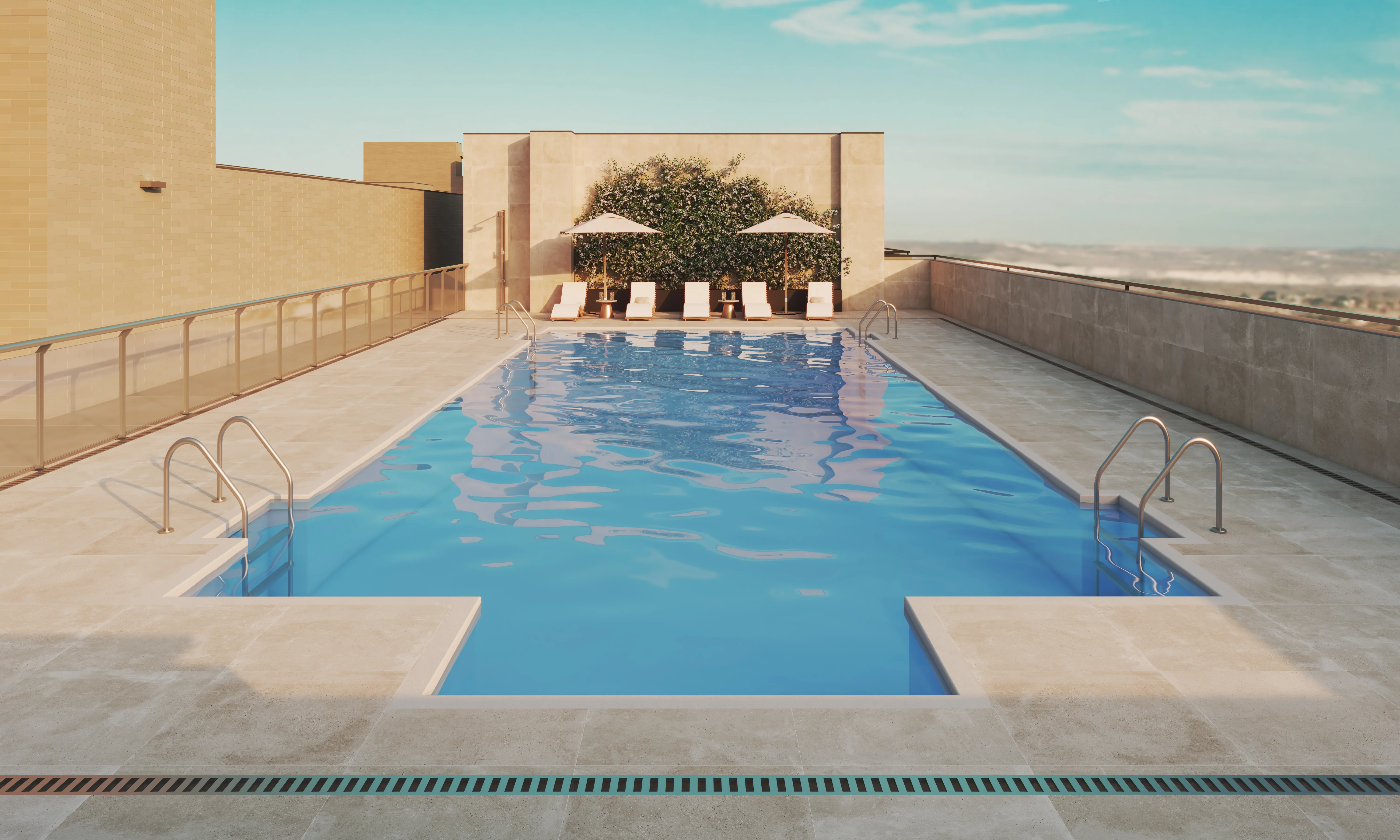 Piscina en cubierta